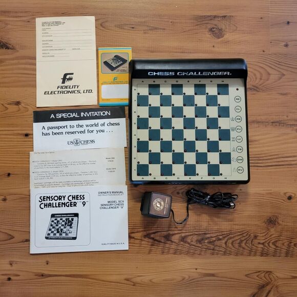 Chessboard Electronic Fidelity Sensory Chess Challenger 9 Vintage - Picture 12 of 16
